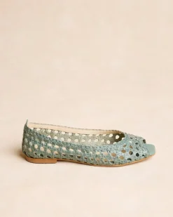 Tressé Aqua Ballerines