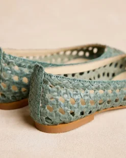 Tressé Aqua Ballerines