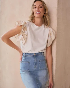 T-shirt à volants Luli