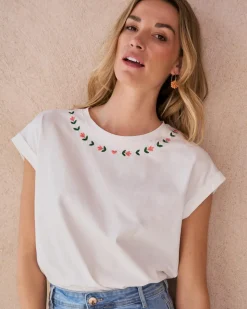 T-shirt brodé Floren
