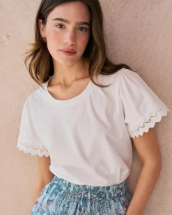 T-shirt en dentelle Petra
