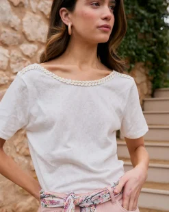 T-shirt tressé Aubrienne