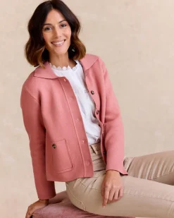 Veste courte rose